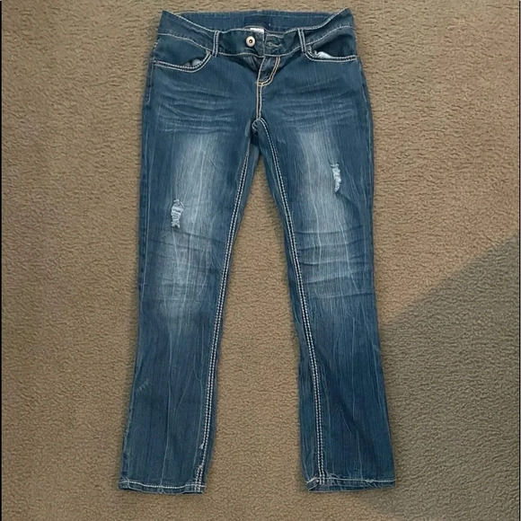 DENIM PANTS - Picture 1 of 4